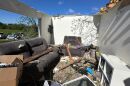 Damages from the tornado