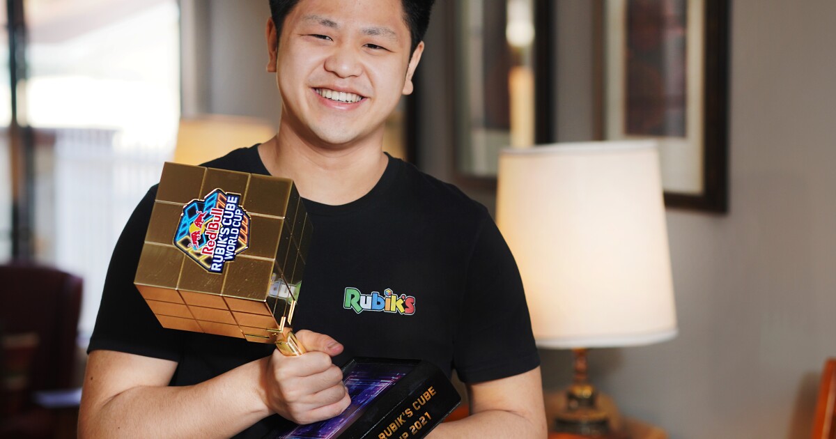 He once had motor skill challenges. Now he's the world's fastest Rubik ...
