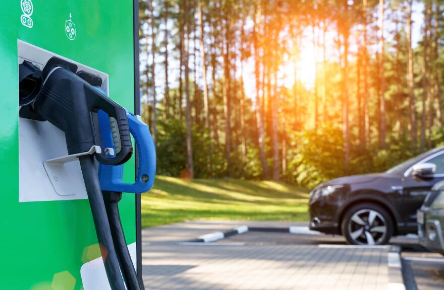 Fast chargers can charge an electric vehicle battery up to 10 times faster than a more typical charging station, which can take a couple of hours. Mines estimates that the fast chargers get roughly 80 percent of a full charge in about 20 minutes for the average driver.