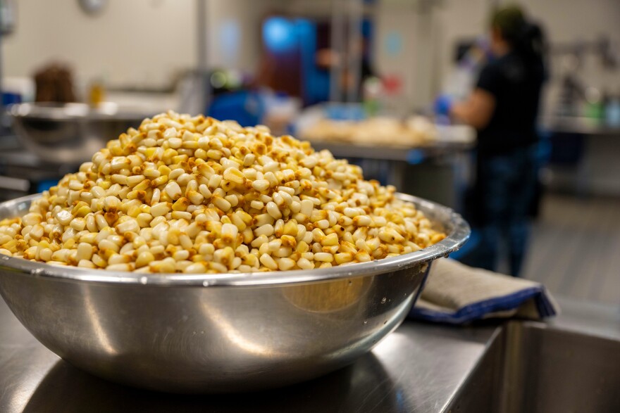 Nixtamalization, a traditional Mesoamerican technique to make fresh tortillas, is used at The Tortilleria Semilla Co-Op in New Haven.