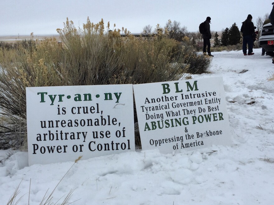 Armed militants occupying the U.S. Fish & Wildlife Service refuge in Burns, Ore., say they're protesting the federal government and how its Bureau of Land Management treats Western ranchers.