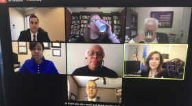 A Zoom meeting of Oklahoma's State Board of Education.
