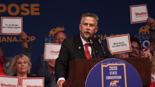 Republican David Shelton is in the spotlight this week as the secretary of state’s race comes to a head. Shelton ran for the Republican nomination, losing the spot to Max Engling.