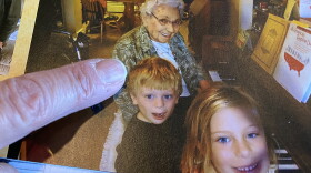 Phyllis McCosh sits at the piano with some of her great grandchildren. Music was a focal point for McCosh and her family.