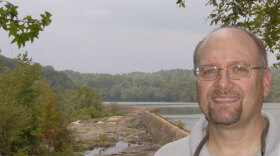 Gerrit Jobsis of American Rivers on the banks of the Catawba River