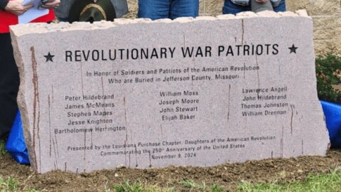 Louisiana Purchase marker dedication, November 2024.
