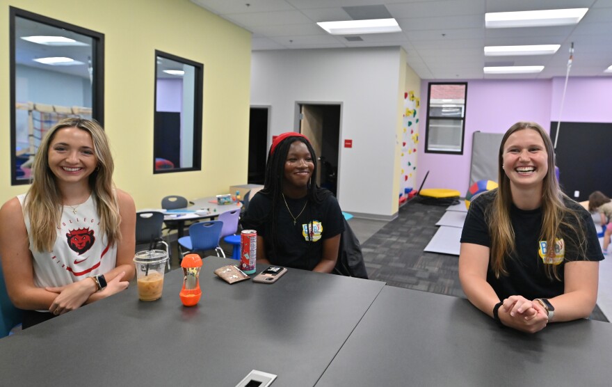 Members of the King's Go Baby Go club, Betsy Allen, Bryanna Nelson and Erika Golik talk about the project and how students in different majors work together to build cars with special adaptations for kids.