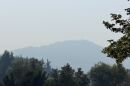 The view of Spencer's Butte in Eugene usually reveals rows of hills in the background. But on Aug. 5, 2026, the butte itself is barely visible through