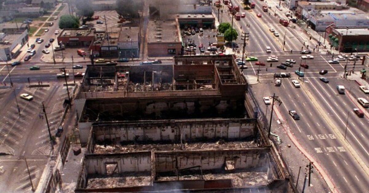 La Riot Building Aftermath The L.A. Riots, As A Neighbor Remembers It | New Hampshire Public Radio
