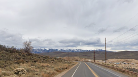 Browns Canyon is a largely wide-open space behind the Wasatch Mountains (background), on the other side of the Jordanelle Reservoir from Park City.