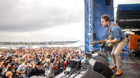 You're looking at Taylor Goldsmith of Dawes. But about 50 feet in front of him is a dude who <em>will not shut up</em>.