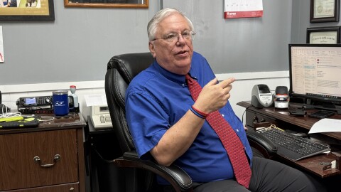 Decatur County Attorney Steve Hirsch discusses his work at his Oberlin office.