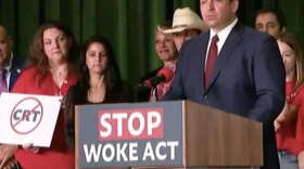 Gov. Ron DeSantis announced plans to ban the teaching of Critical Race Theory in Florida public schools, which has been prohibited by a Board of Education rule since June. No Florida public schools teacher the theory. (via Screenshot From The Florida Channel)