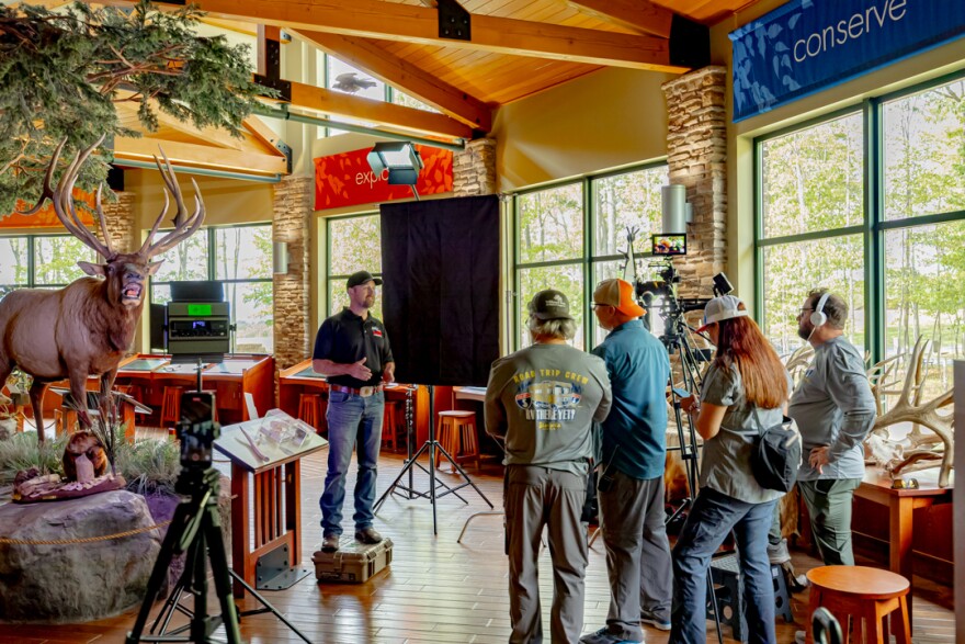 Producers with the Discovery Channel's show, "RV There Yet?" recently filmed an episode in northwestern Pennsylvania, including at the Elk Country Visitor Center in Benezette. 