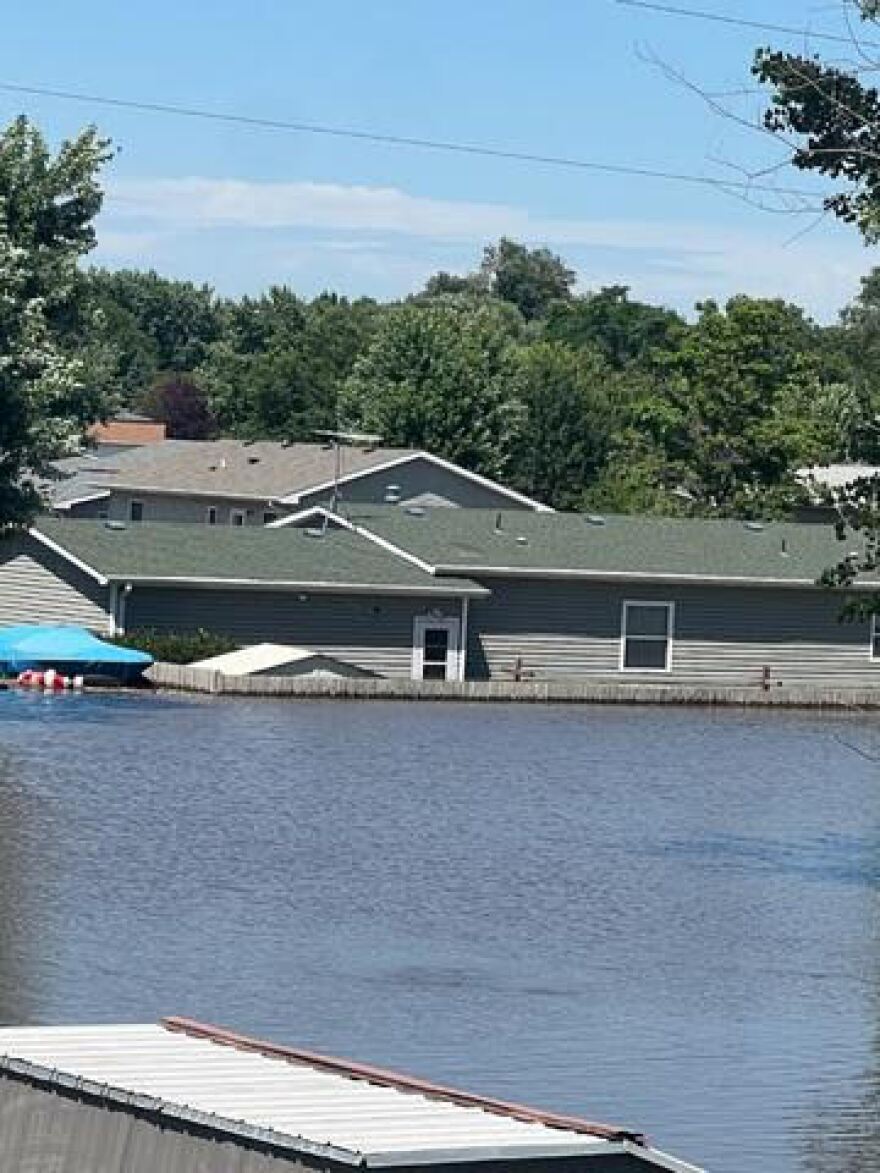 Deanna Mercure was forced from her home in the Riverside neighborhood of Sioux City by June 2024 flooding. She shared this provided photo.