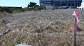 Samaritan Health Services will develop this empty lot just east of its Newport hospital for a standalone pharmacy that it hopes to open in January.