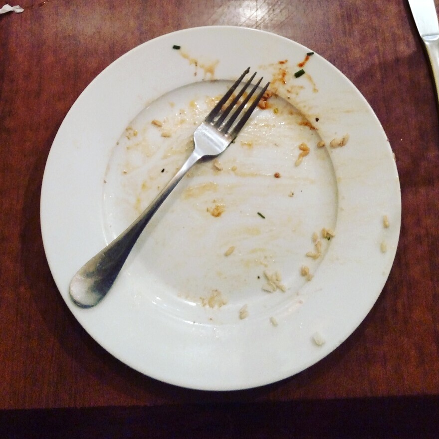 Caption from @emptyplatesofny: <em>"Platers gonna plate!" — Tony, East Williamsburg; Delicious chipotle spiced chicken and bison with brown rice and mixed vegetables</em>