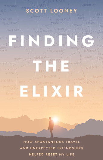 The cover of "Finding The Elixir" by Scott Lonney.