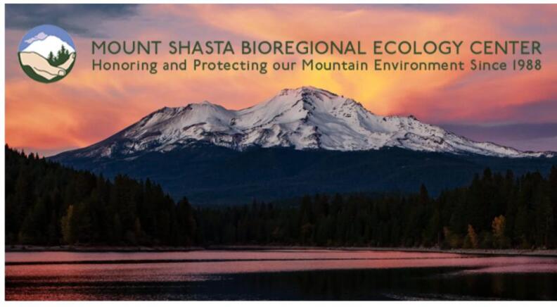 mt shasta bio rgional ecology center