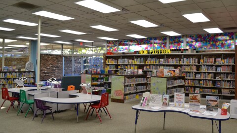 The children's section of the Asheboro Randolph County Public Library