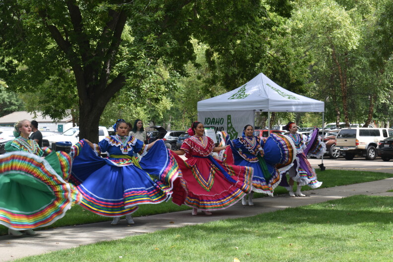 People celebrate Latino Conservation Week.