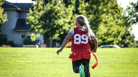 Flag football.