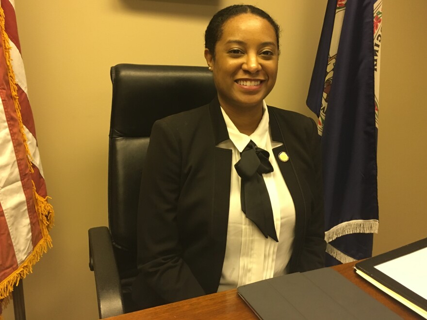 Del. Jennifer Carroll Foy campaigned through a difficult pregnancy with twins and was disappointed to find accommodations like lactation rooms and changing tables lacking when she got to Richmond.