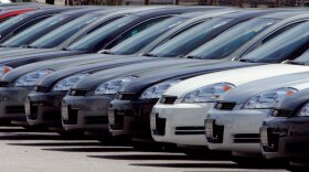 Ford reported its car sales were up in January, but Toyota lost big after announcing a global recall of 4.6 million cars.