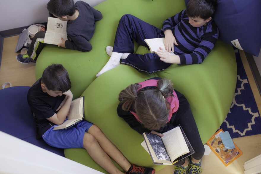 Founded in 2013, the AltSchool model is an odd blend of retro and futuristic — "Montessori 2.0," as its founder, Max Ventilla, says. Each of the four schools is a single, small, mixed-age class of 25 to 30 kids, with two teachers. That's what the company calls a microschool.
