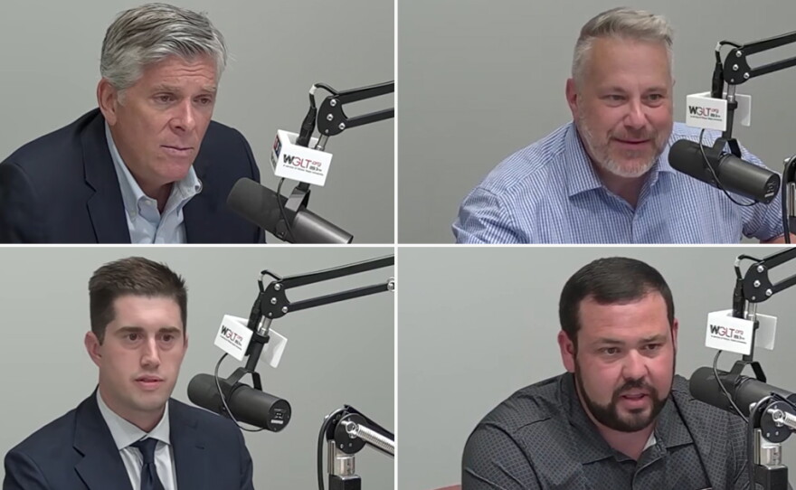 Darin LaHood, Eric Sorensen, Dillan Vancil, and Paul Nolley