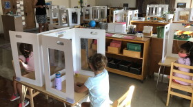 A kindergarten class at MacDowell Montessori in Milwaukee.
