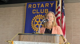 Keeneland President and CEO Shannon Arvin Before Lexington Rotarians 05-04-23