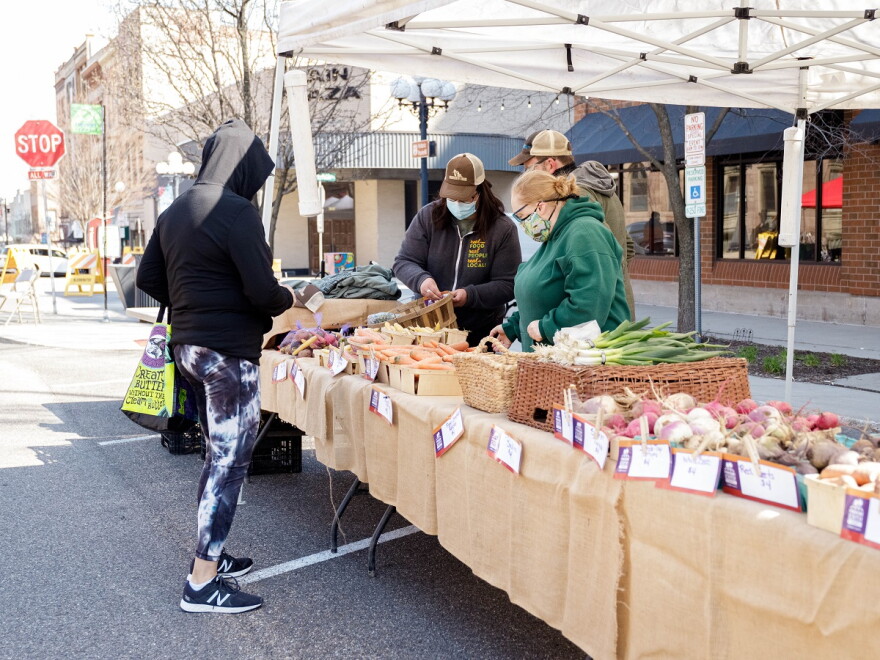 PrairiErth Farms will no longer sell at the Bloomington Farmer's Market from May to October. 