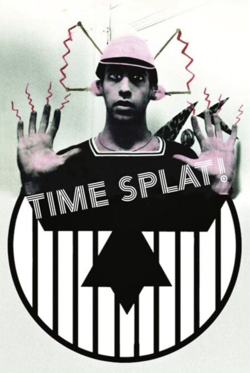Bob Rauschenberg Gallery Graphic for 'Time SPLAT!' exhibition.