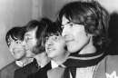 The Beatles, from left, Paul McCartney, John Lennon, Ringo Starr and George Harrison, on Feb. 28, 1968. (AP Photo, File)