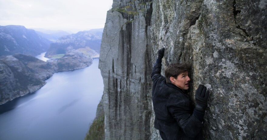 Tom Cruise as Ethan Hunt in Mission Impossible — Fallout. 