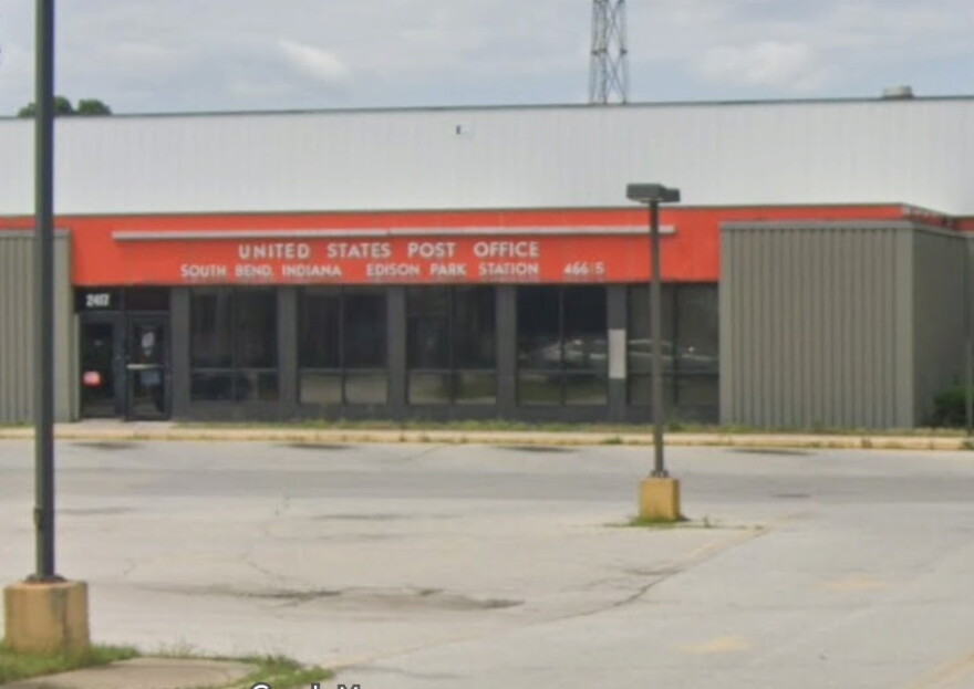 The Edison Road post office in South Bend has been closed since an Aug. 25 fire and U.S. Postal Service officials say they don't know when it might reopen.