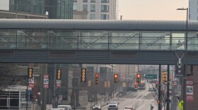 Skywalk over Fulton St. in Downtown Grand Rapids