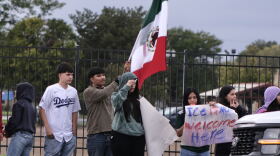 Students protest immigration enforcement presence in Liberal. Protests occurred across several towns in the region.