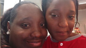 Shaniel Miles with her son Geremy Miles, who was diagnosed with autism after a year of kindergarten. 
