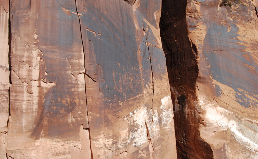 These petroglyph panels near Moab are monitored by Rachel Smith as part of Utah’s Cultural Site Stewardship Program.