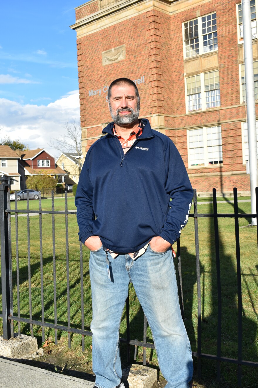 Joe Mack, an intervention specialist at Mary Church Terrell School on Cleveland's West Side.