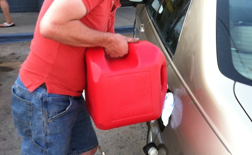 Trucking company owner Tod Moss, who lives in the town of Beckley, drove 40 miles to Crawley to bring a few gallons of gas to his employees. "You could get beat up and killed for 5 gallons of gas," he says.