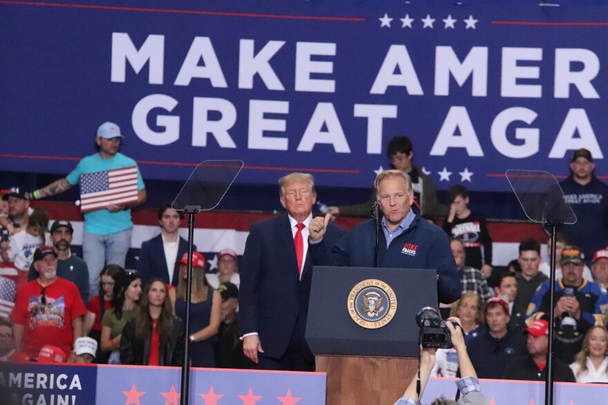 Republican candidate for U.S. Senate Mike Rogers