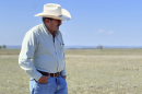 Dale Veseth during a tour of the his ranch for Rancher Stewardship Alliance staff.