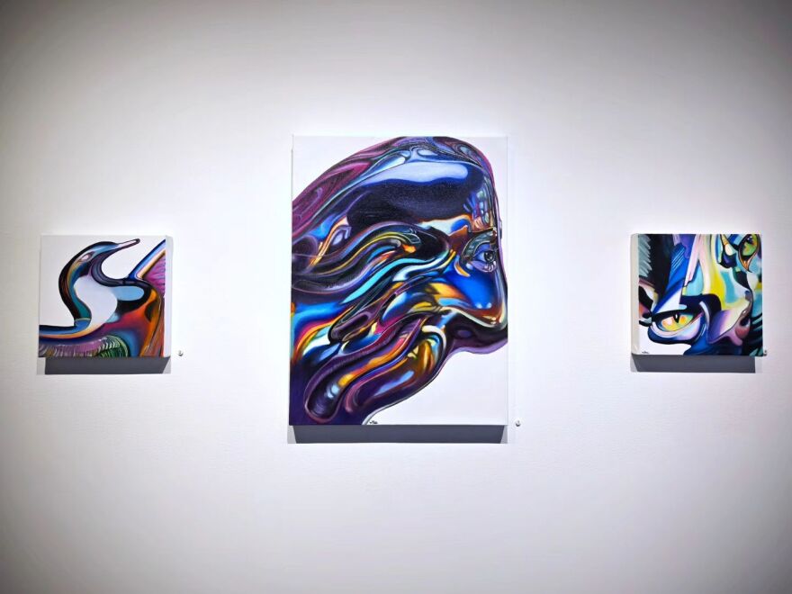 Installation view of PHYBR's “COGITATUM" at the Upper Level Gallery.<br>