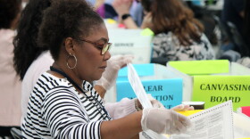 Hundreds of volunteers gathered for the Florida Commissioner of Agriculture race hand recount on Saturday, Nov. 17, 2018.