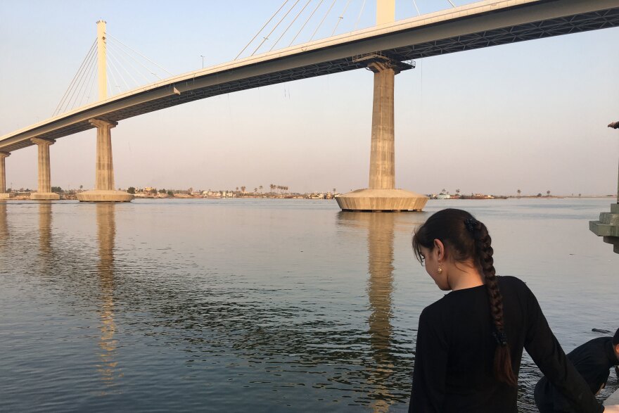 A new suspension bridge across the Shatt al-Arab river was built to improve access to the border crossing with Iran. Hours after opening the bridge last year, former Gov. Majid al-Nasrawi fled the country, crossing over the new bridge<em> </em>into Iran, after the Iraqi government announced a corruption investigation against him.