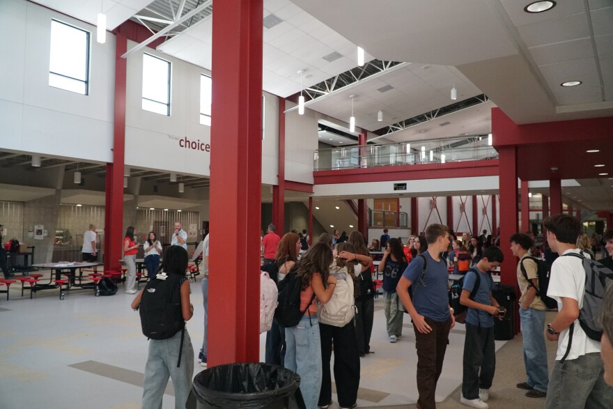 Freshmen students at Park City High School attend their first day Aug. 18, 2026.