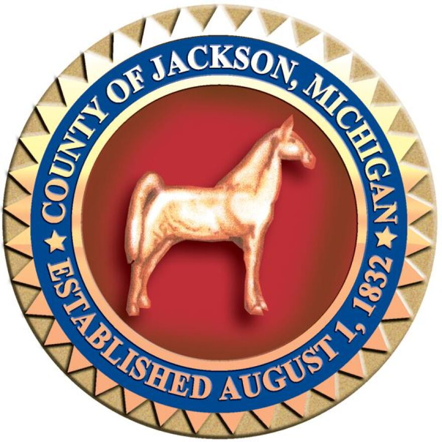 A seal representing Jackson County Michigan